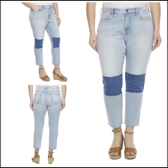 a.n.a Denim - a.n.a Womens High Rise Light Shadow Straight Leg Jean New with Tags